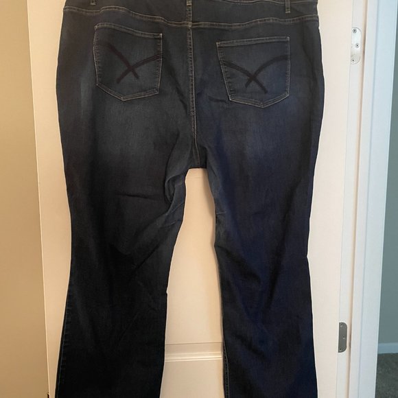 CJ Banks Plus Size Denim Boot Cut Jeans - Picture 4 of 5